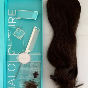 16” Halo Couture Dark Brown (#2) Hair Extensions